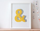 Ampersand Print for your wall