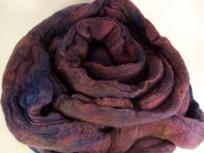 Plum Pudding Superfine Merino Combed Top