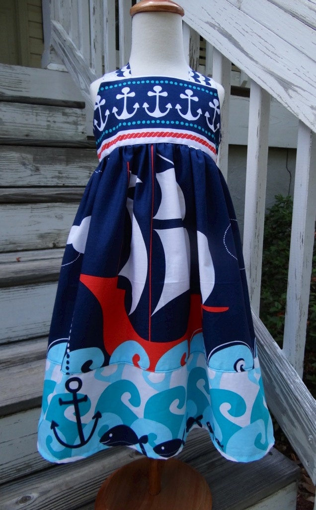 Ahoy Matey knot dress