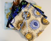 Fat Quarters 100 percent Prewashed Cotton Contains 4 Quarters