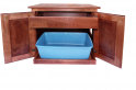 Wooden Amish Made Cat Litter Box Drawer Cabinet Kitten Kitty