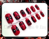 Deadpool Nail Set