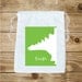 Dinosaur Silhouette Personalized Cotton Favor Bag