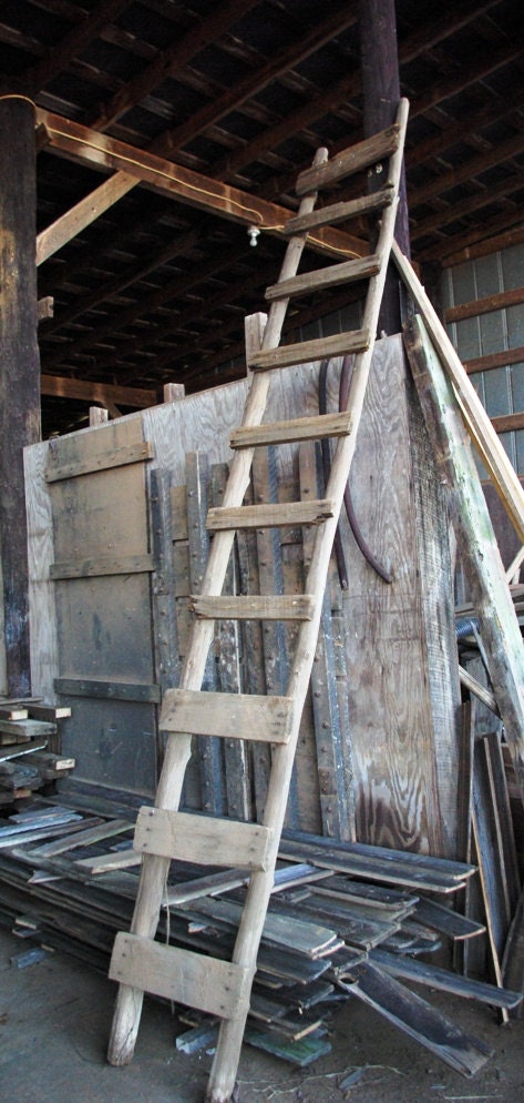 Old barn ladder for deco