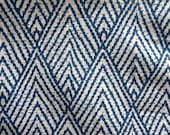 IKAT geometric on cotton In BLUE Sapphire