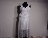 Lacy Net Slip Dress OS Plus