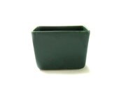 McCoy Pottery Garden Club Pillow Vase Planter Blue Green Mid Century