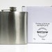 Fear the Beard Flask Black Beard Guys Orange Baseball San Francisco Groomsmen Gifts Stainless Steel 6 oz Liquor Hip Flask LC-1213