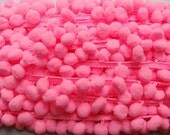18 yards Pink Pom Pom Fringe
