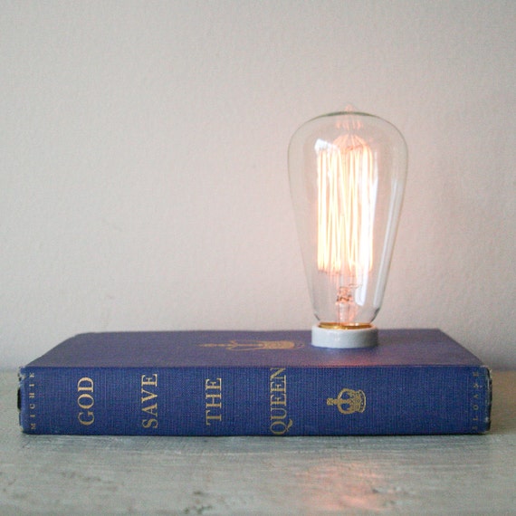 Hardback Book Lamp - God Save the Queen