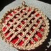 Crochet Cherry Pie Hot Pad/Trivet/Potholder