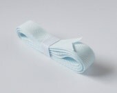 Light Blue and White Chevron Twill Tape (5 yards)