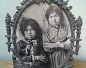 Native American Beauties in Iron Frame