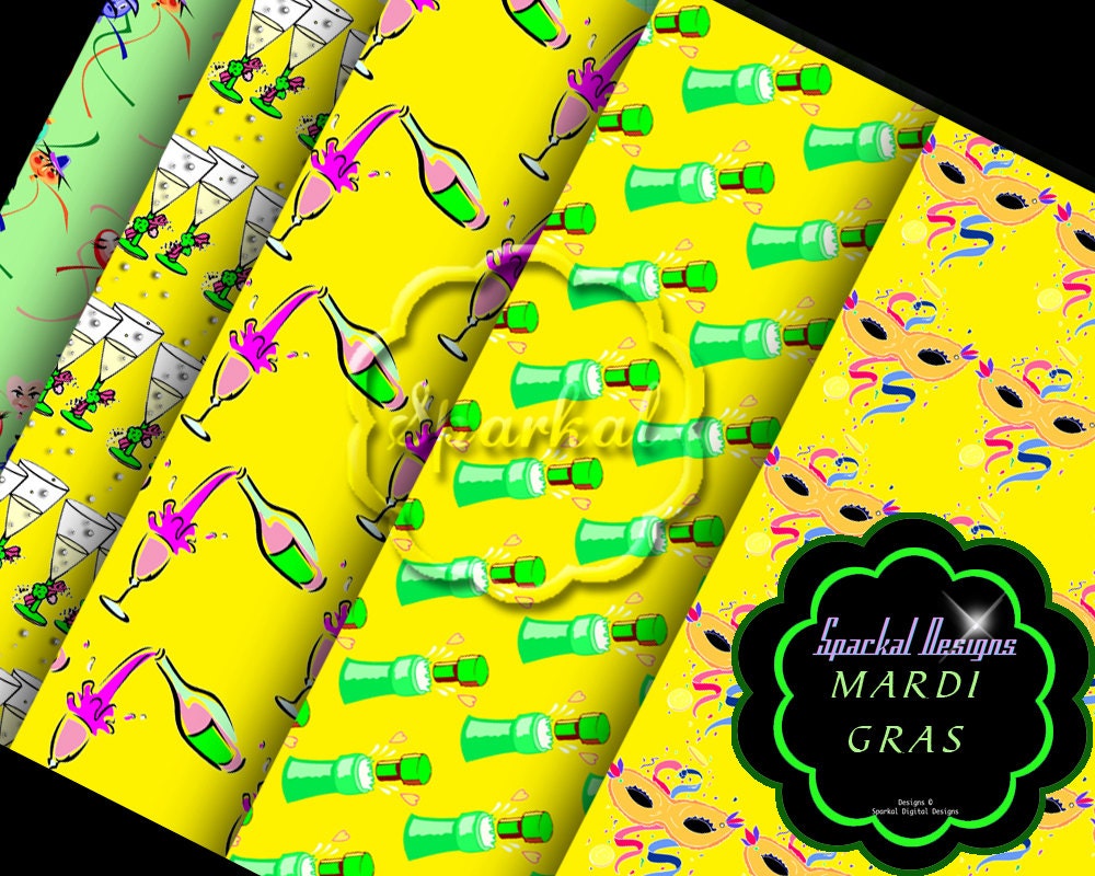 Party Paper Digital Paper Fiesta Lime Green Paper, Confetti Paper Printable Invitation paper Instant Download Margarita party decoratons Il_170x135