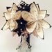 Customized Bridal Bouquet- 12 inch, 24 flowers, made to order, wedding, centerpiece, custom paper flowers, one of a kind origami