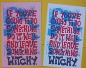 Leave something Witchy