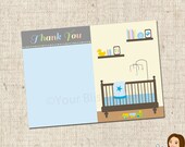 PRINTABLE Sip & See Baby Boy Thank You Cards Il_170x135