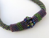 Beaded Choker with Hidden Clasp