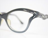 Cat Eyeglasses Blue Vintage Glasses  Frames cat eye frames NOS