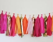 TIssue Tassel Garland- Electric Love