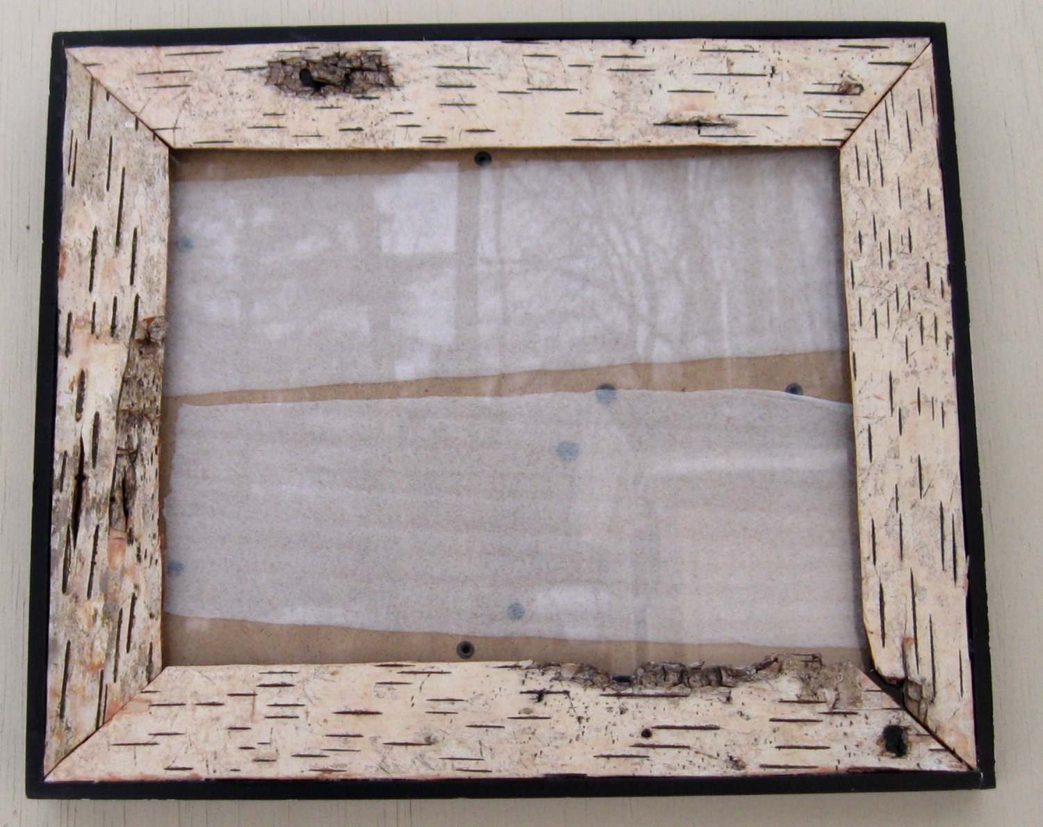 Birch Lined Black Picture Frame - 8" x 10" or 5"x7"