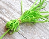 1/8 Inch Elastic-5 Yards-Lime Green-Headband Elastic