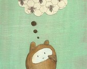 Dreaming of Bees - Original Art