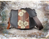 Leather Camera Bag New  -  Floral Leather Medium DSLR - Pre-Order