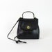 Coach black crossbody bag / top handle satchel / made in USA