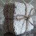 100% Cotton Wash Cloths - Crochet Dish Cloth - Ecru, Off White