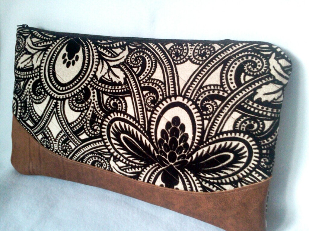 Upholstery Clutch Purse, Upholstery Fabric Oversized Clutch Bag, Clutch Handbag