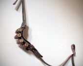 Real Leather Cosplay Rifle Sling with Shotgun Shell Containers - Cosplay - Steampunk
