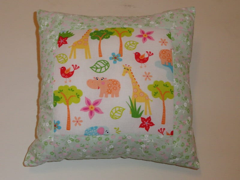 Zoo pillow girl boy pillow kids room decoration by SweetnCozy