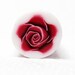 Polymer clay cane RED millefiori ROSE cane