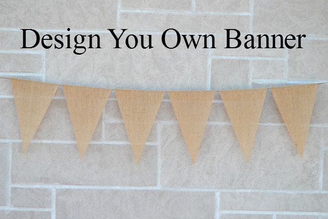 Wedding Banner  ...  Burlap Banner  ...  Custom Banner  ..  Design your own