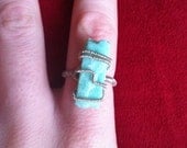 4 Sides Amazonite Ring