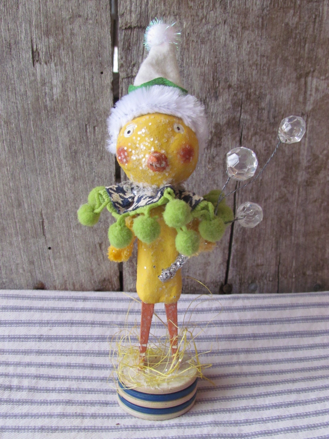 Primitive Folk Art Easter Spring Chick