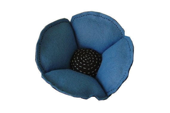 Pincushion flower blue