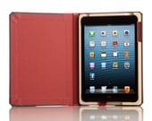 SECONDS SALE Graduate Edition for iPad mini hard case by Pad&Quill Scarlet Red/Slate Gray