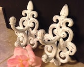 Hook, Hanger, Shabby Chic Wall Hanger, Set of 2