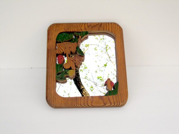 Jungle Animals Nursery Mirror Childrens by LoveButlerVintage