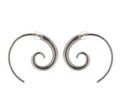 Spiral Sterling Silver Earrings (Small)