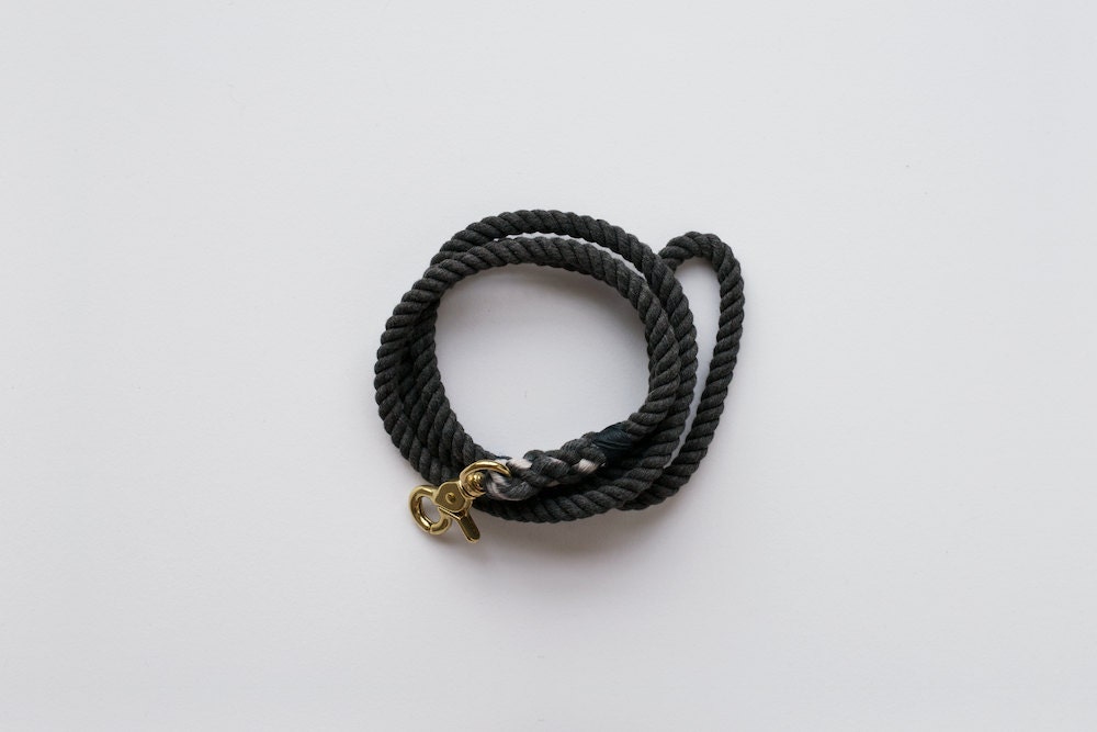 Medium Rope Leash, Night