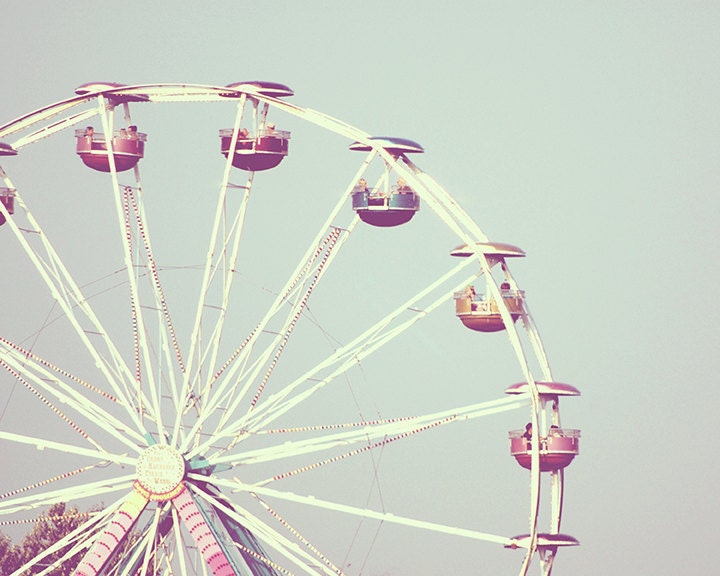 Long Island Ferris Wheel - 8x10 Vintage Style Photograph