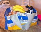 Ultimate Smart Shopping Bag Yellow Blue Grey