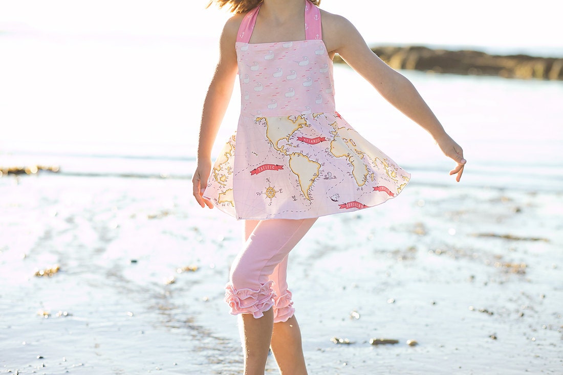 Children's Clothing - Girls Nautical Top - Seaside Spring