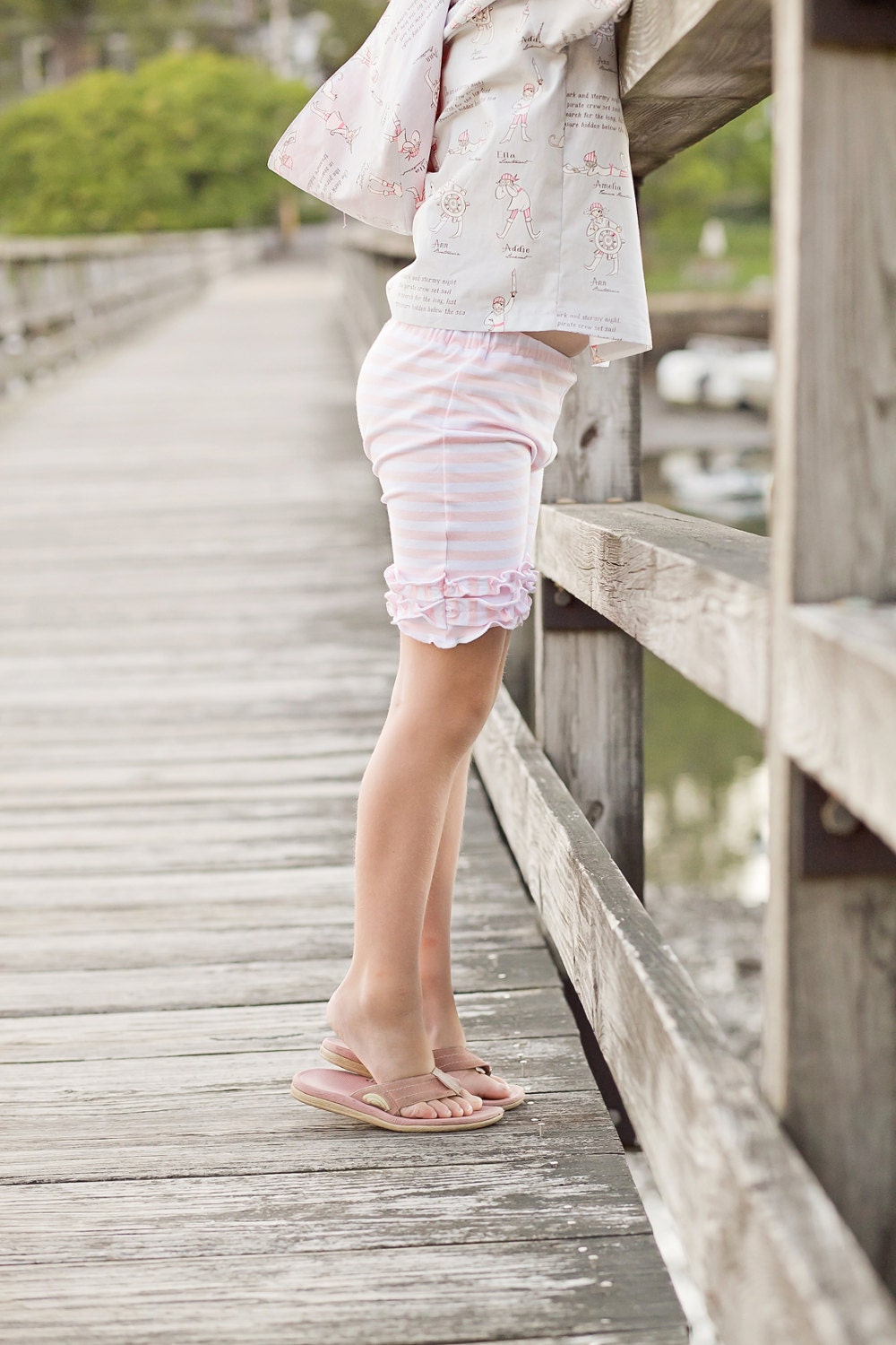 SPRING SALE - Girls Ruffle Shorts