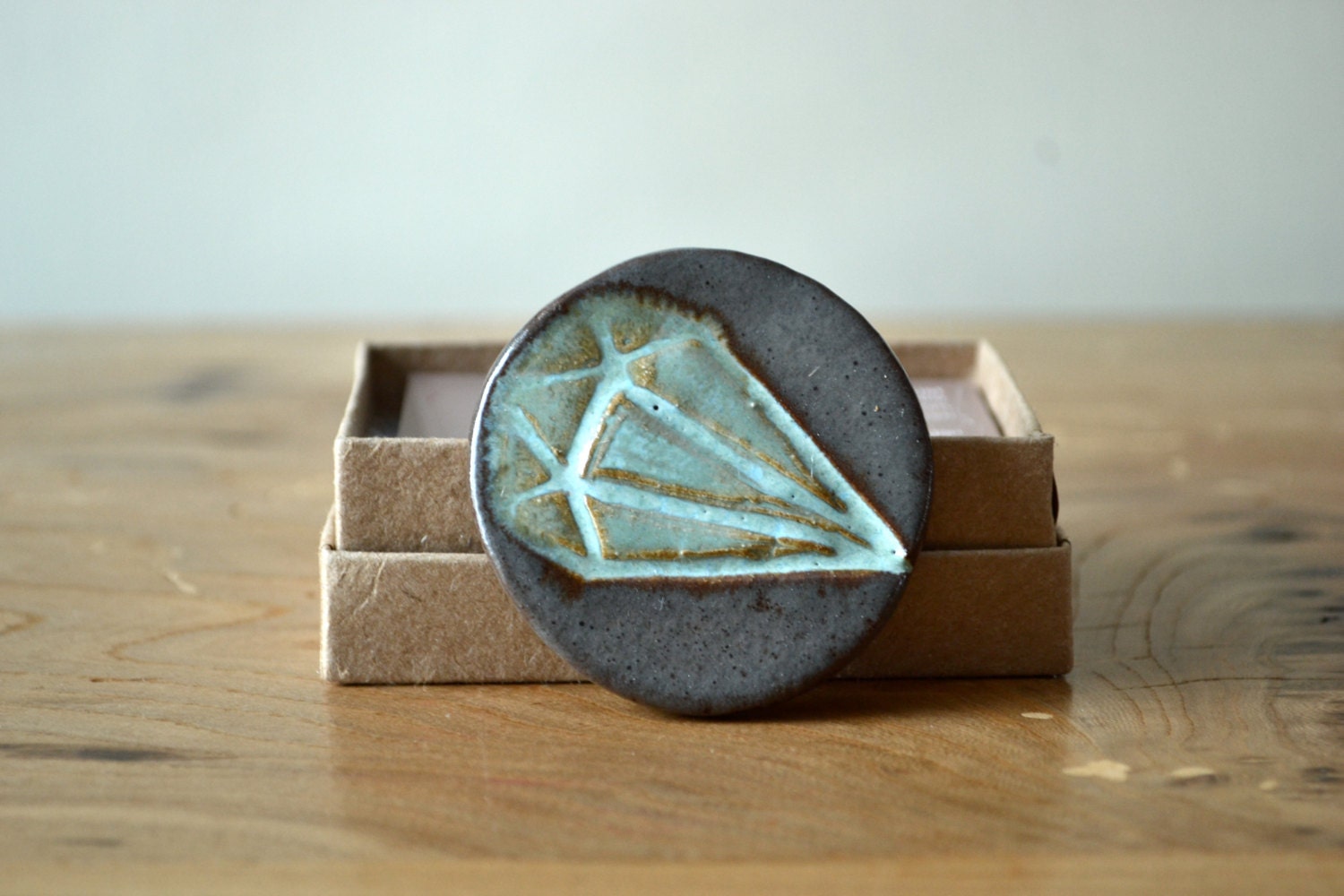 you're a little gem - ceramic pin