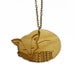 Wooden Fox Necklace