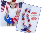 Uncle Sam-Children's Chunky Bubblegum Bead Necklace